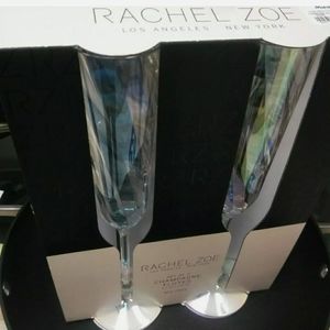 Rachel Zoe Acrylic Iridescent 4.5oz glasses